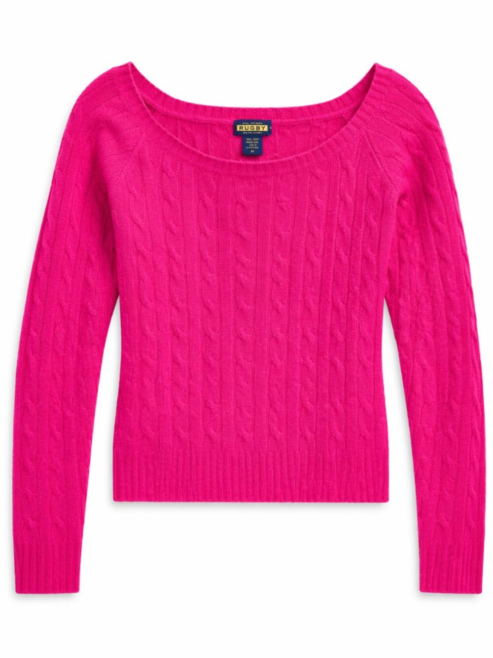 Ralph Lauren Pink Crew Neck Sweater, Women's Size Large, Preppy Chic